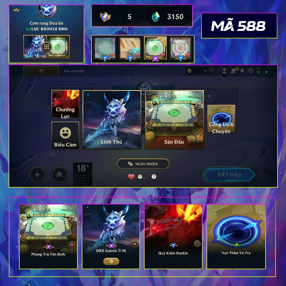Tài khoản game: 588