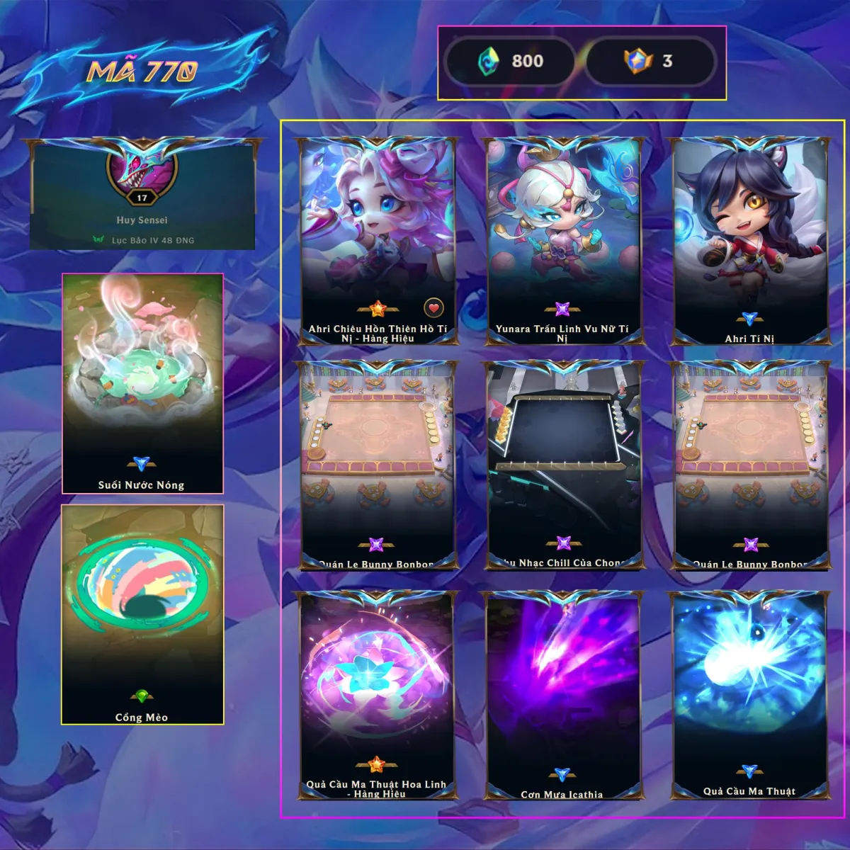 Tài khoản game: 770