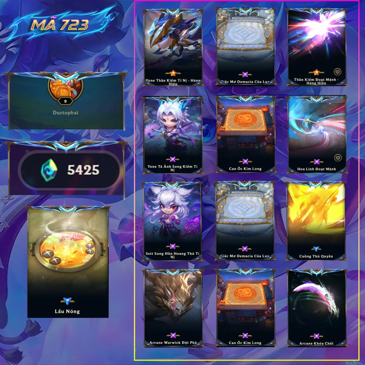 Tài khoản game: 723
