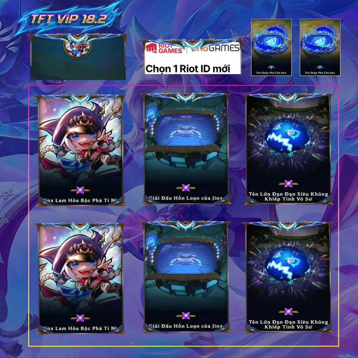 Tài khoản game: Jinx Full (Hết Đổi Tên)