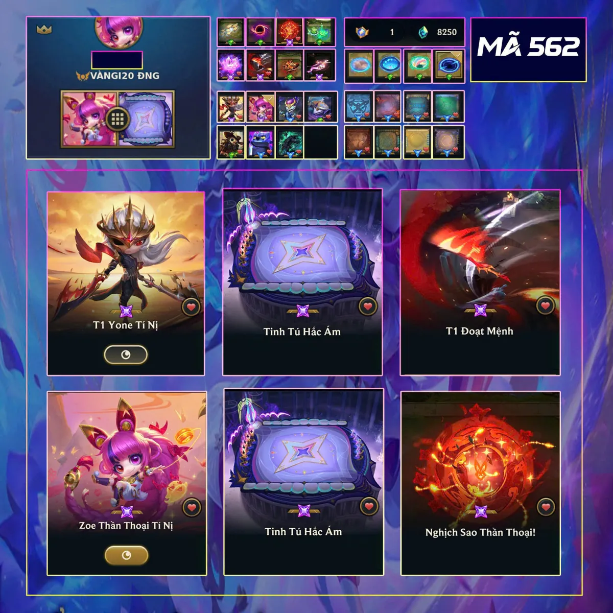Tài khoản game: 562
